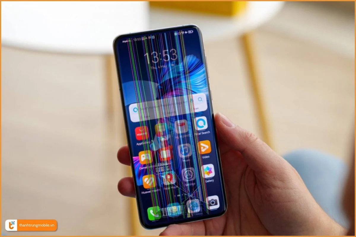 Huawei P60 Pro bị bể, sọc màn hình