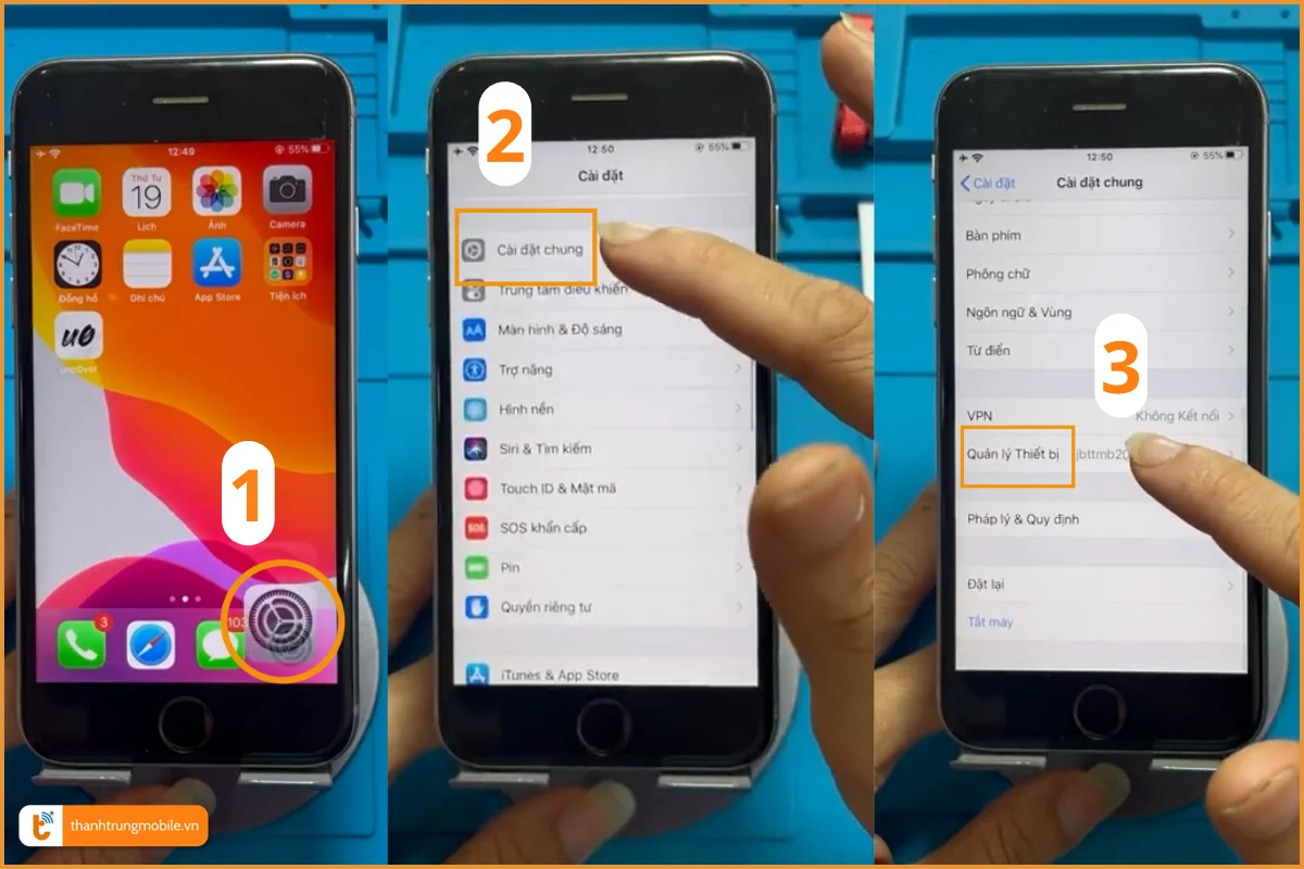 Hướng dẫn cấp quyền tin cậy cho ứng dụng Unc0ver