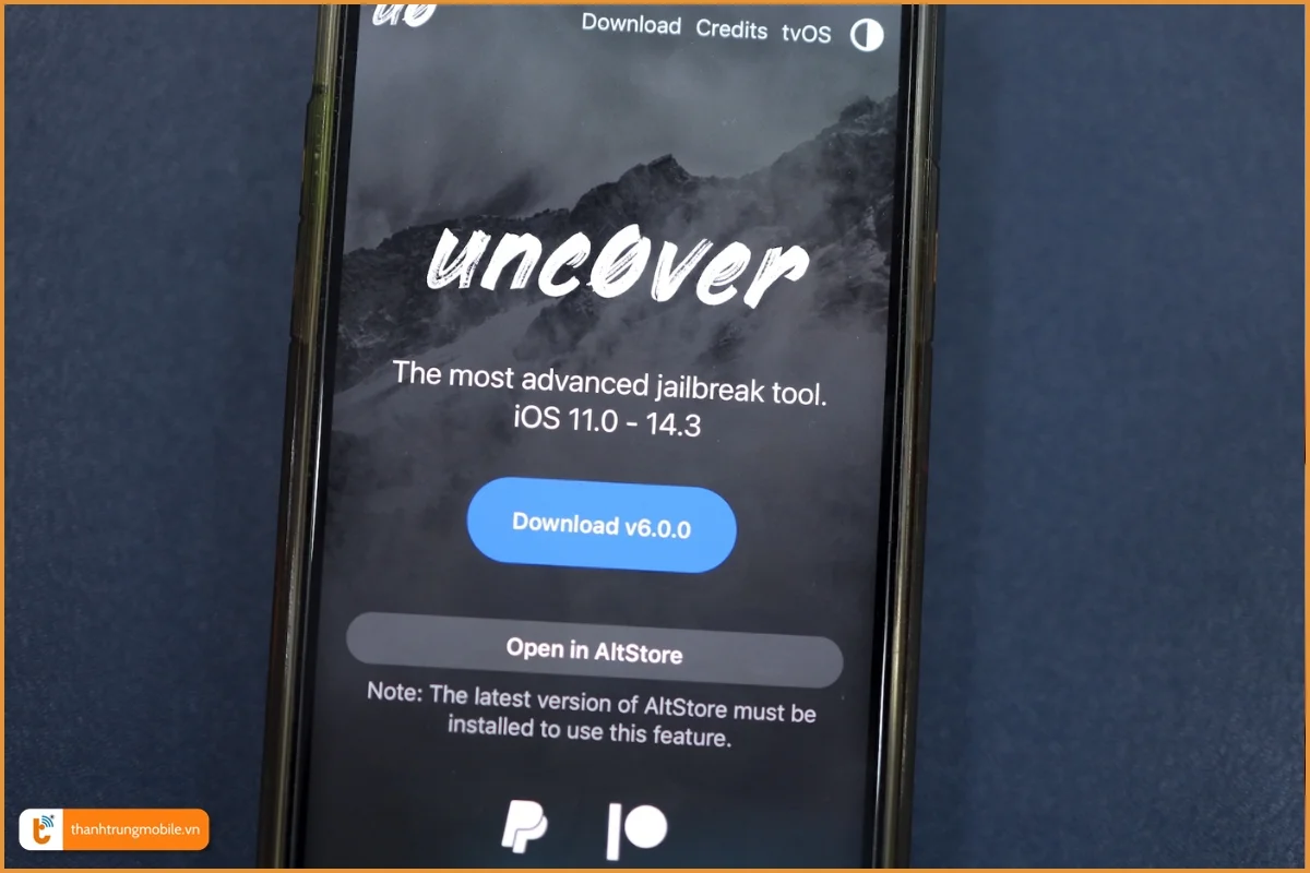 Jailbreak iOS 14 bằng Unc0ver