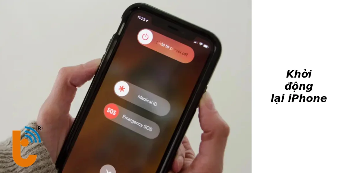Khởi động lại iPhone