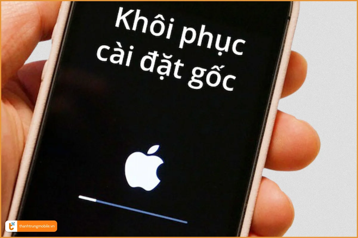 Khôi phục cài đặt gốc cho iPhone 5