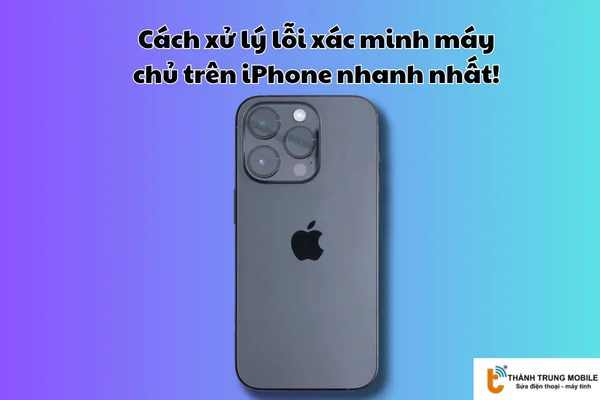 Không thể xác minh nhận dạng máy chủ iPhone