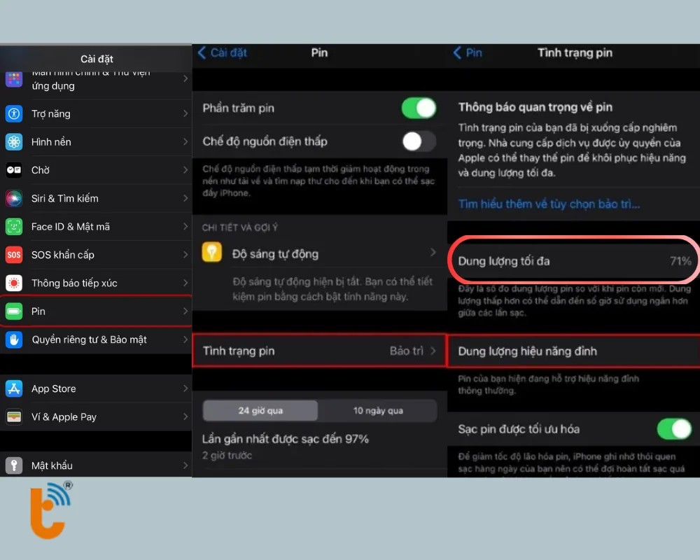 Các bước kiểm tra tình trạng pin của iPhone