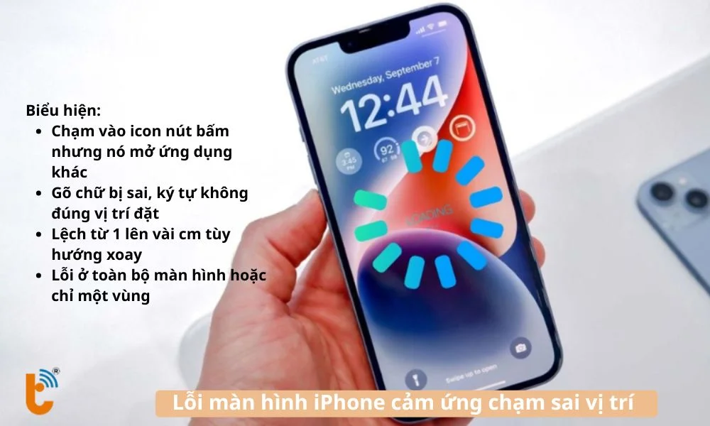 Lỗi cảm ứng chạm sai vị trí
