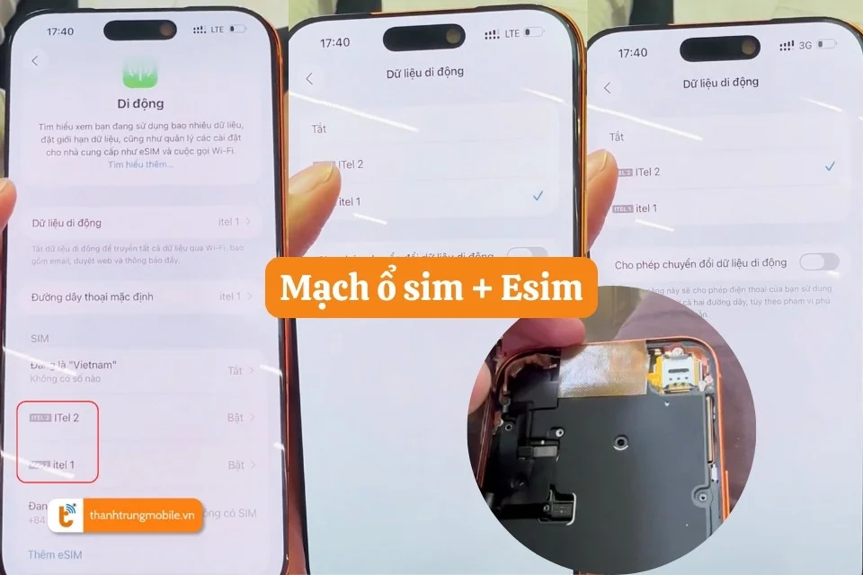 Mạch ổ sim & Esim