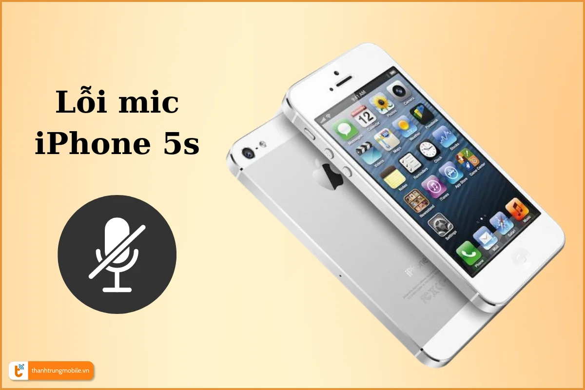 mic iphone 5s bị lỗi 