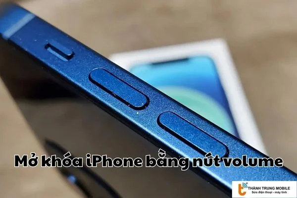 Mở khóa iphone bằng nút volume