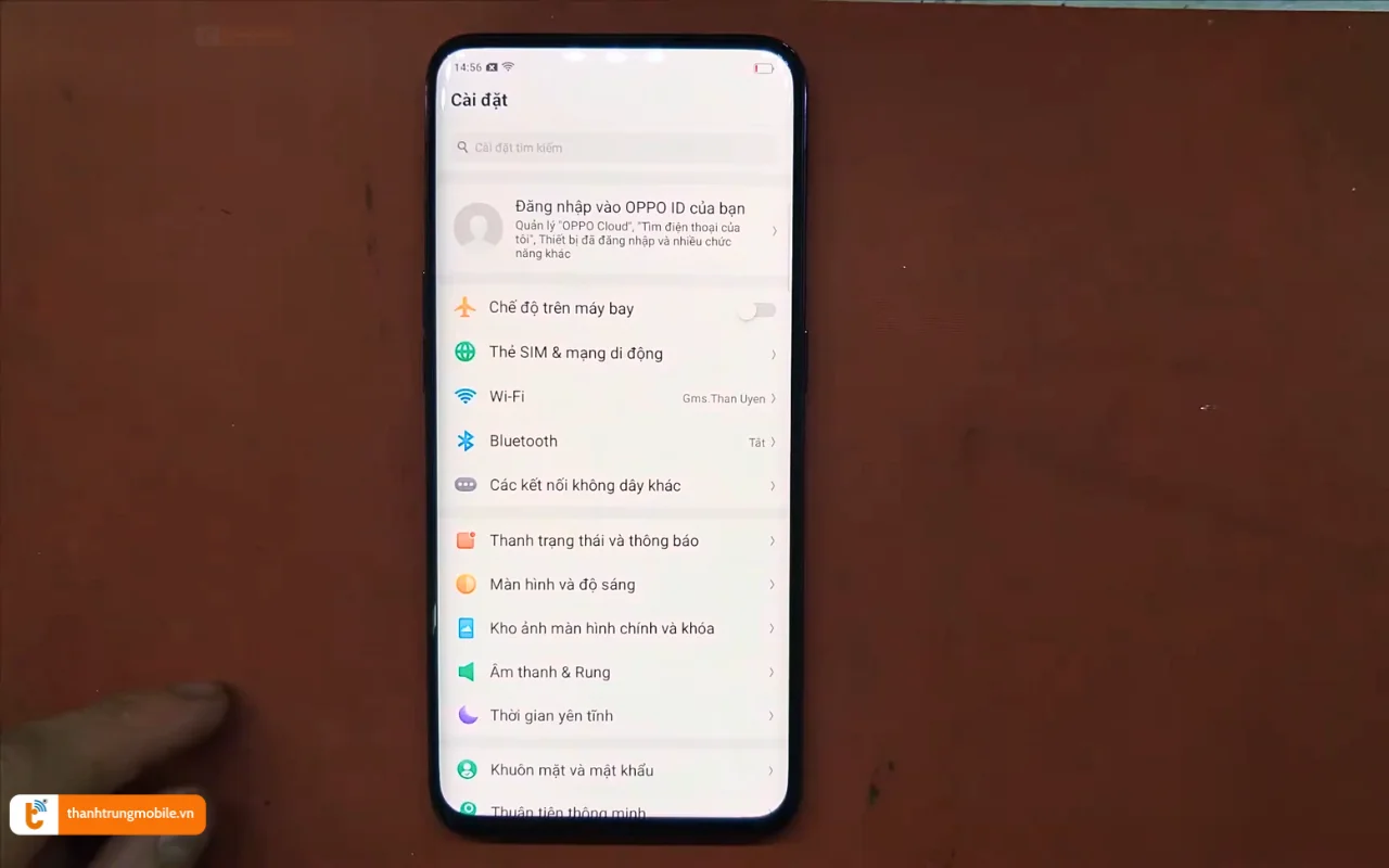 Mở khoá mạng Oppo Find X