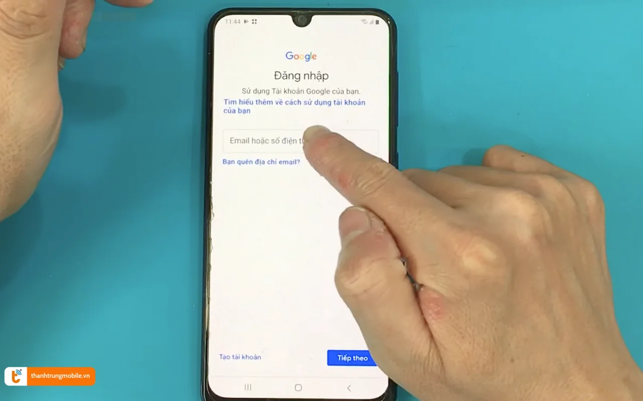 Mở khóa xác minh tài khoản Google Samsung A50