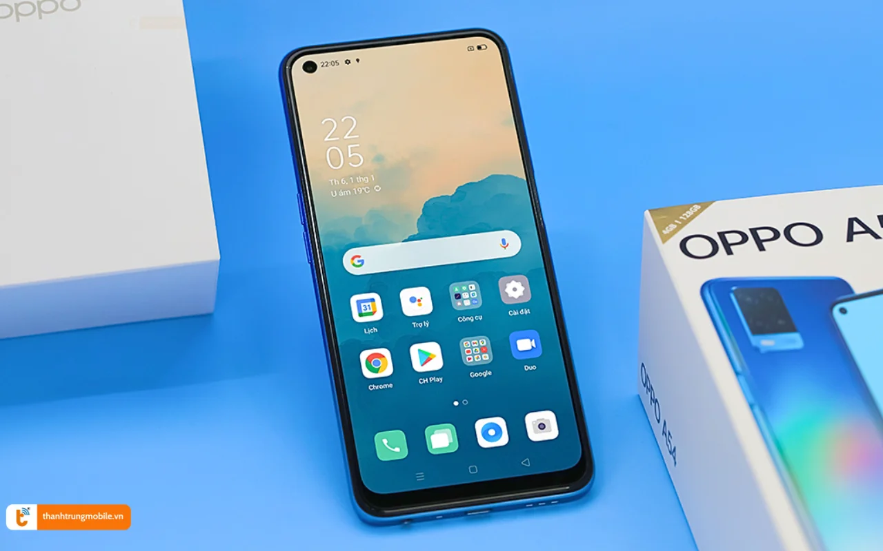 Mở mạng Oppo A54