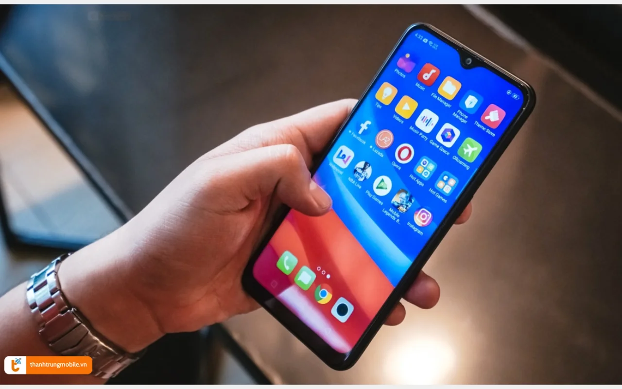 Mở mạng Oppo A5S