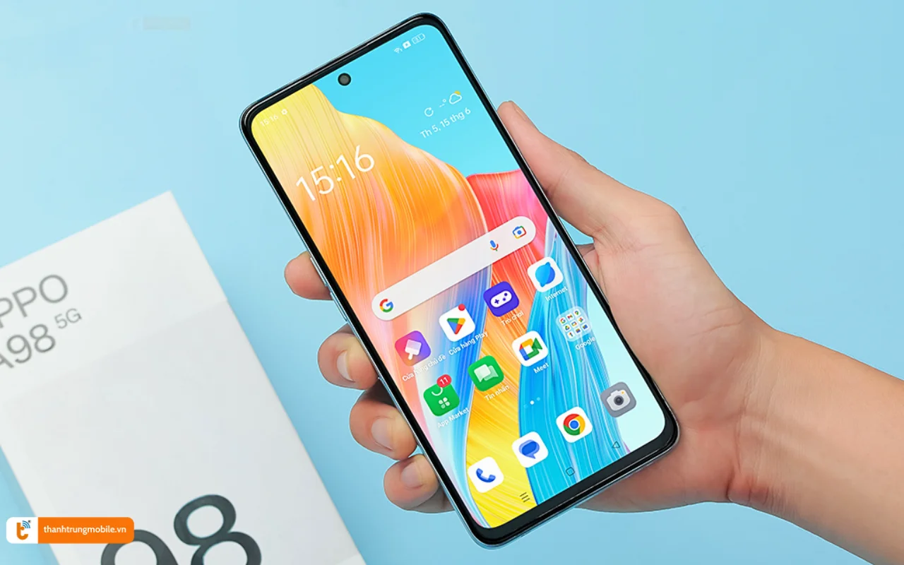 Mở mạng Oppo A98
