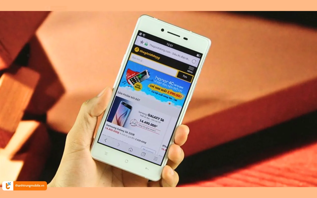 Mở mạng Oppo R7A