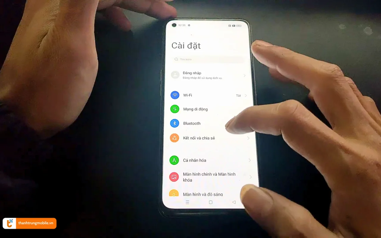 Mở mạng Oppo Reno8