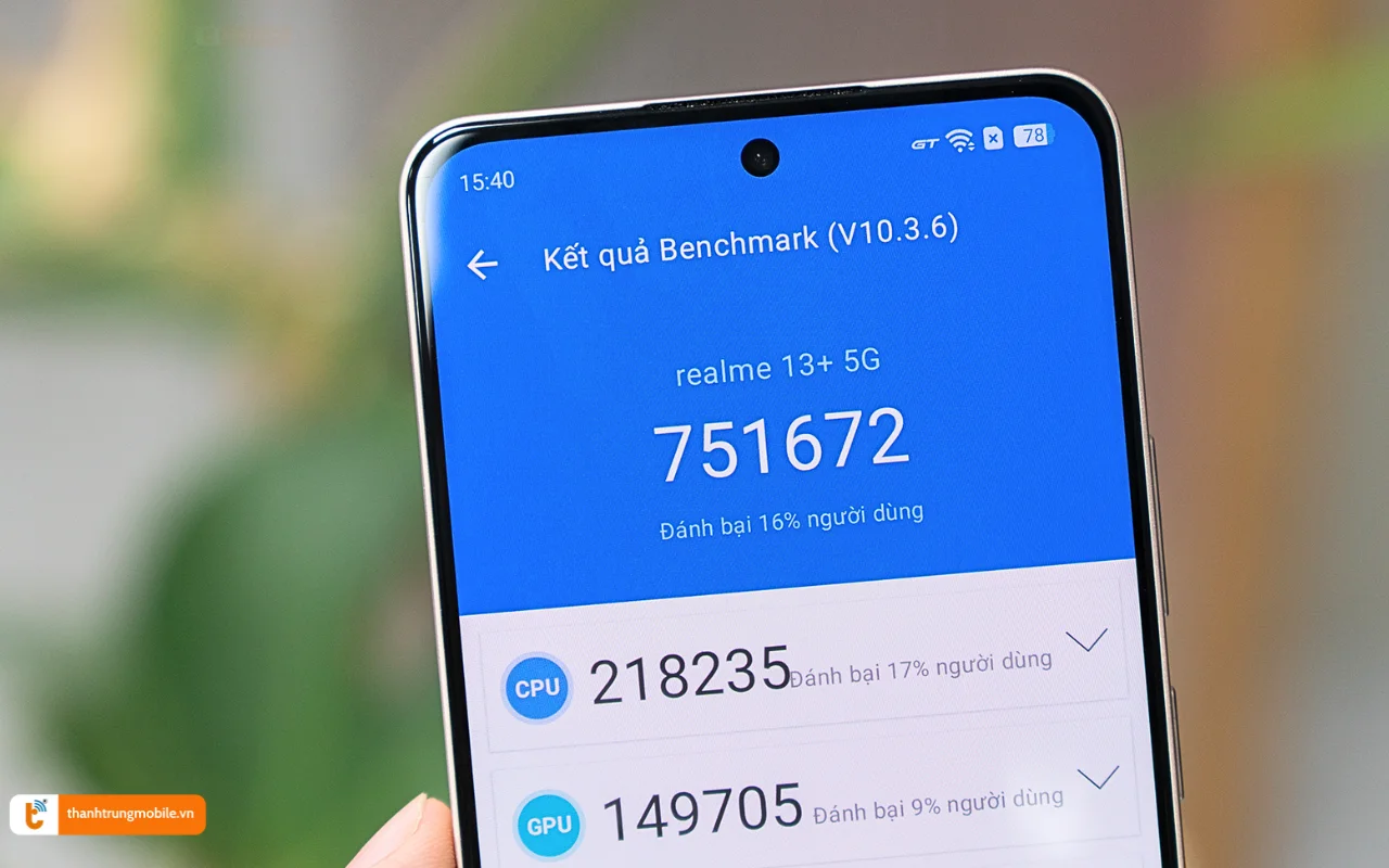 Mở mạng Realme 13