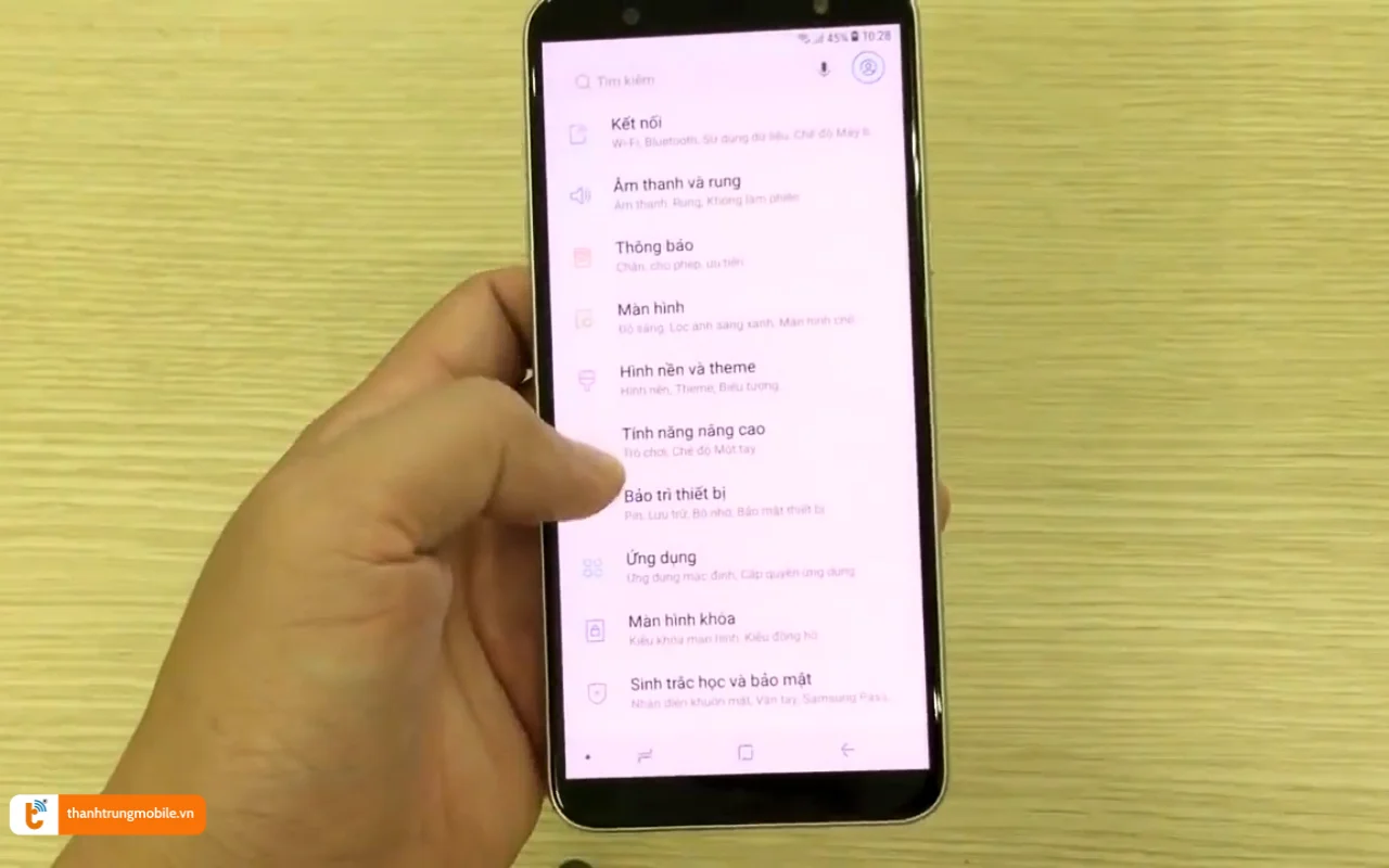 Mở mạng Samsung Galaxy J8