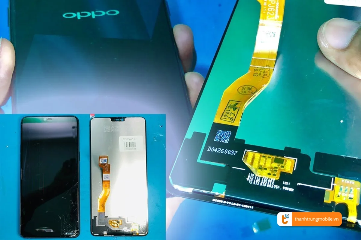 oppo f7 bị mất đèn