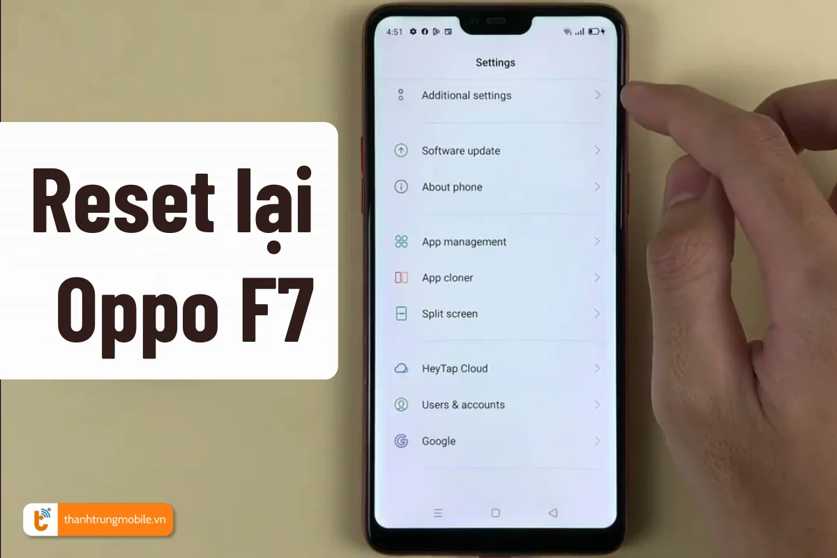 Oppo F7 tự tắt nguồn