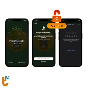 Phá mật khẩu iPhone quên Passcode