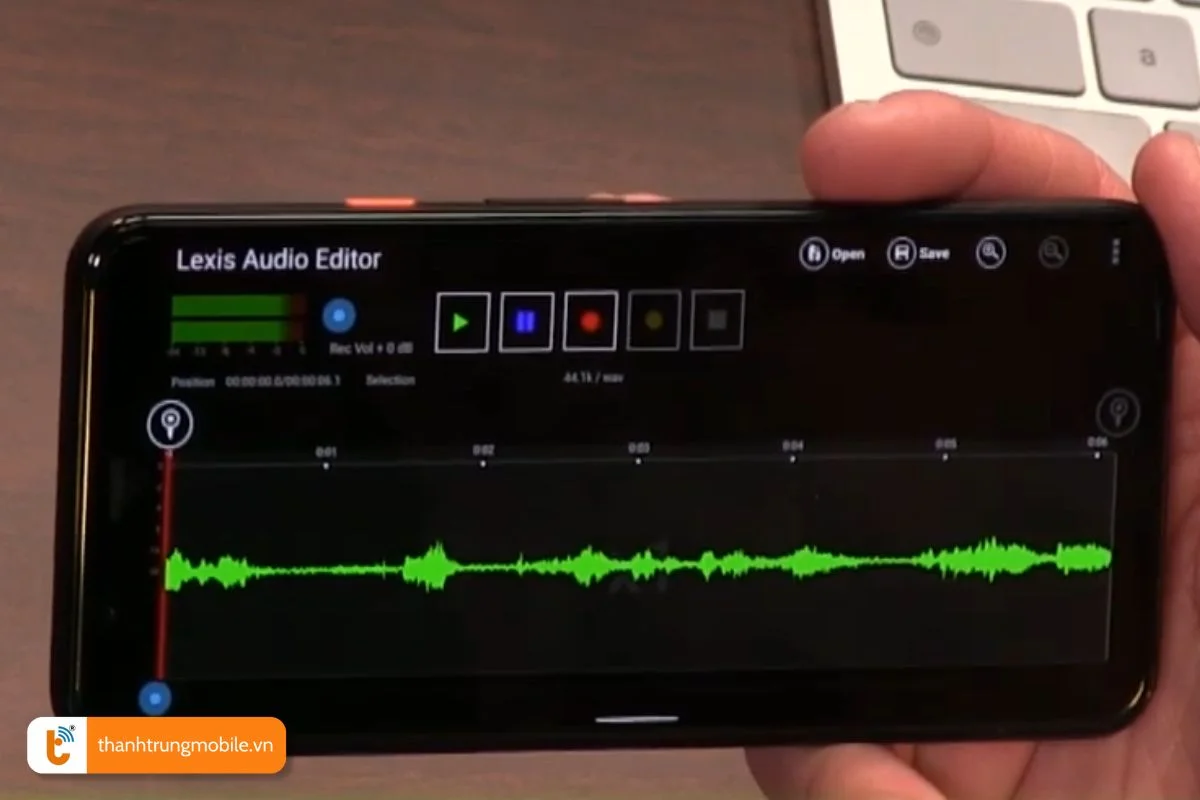 Phần mềm Lexis Audio Editor tinh chỉnh âm thanh
