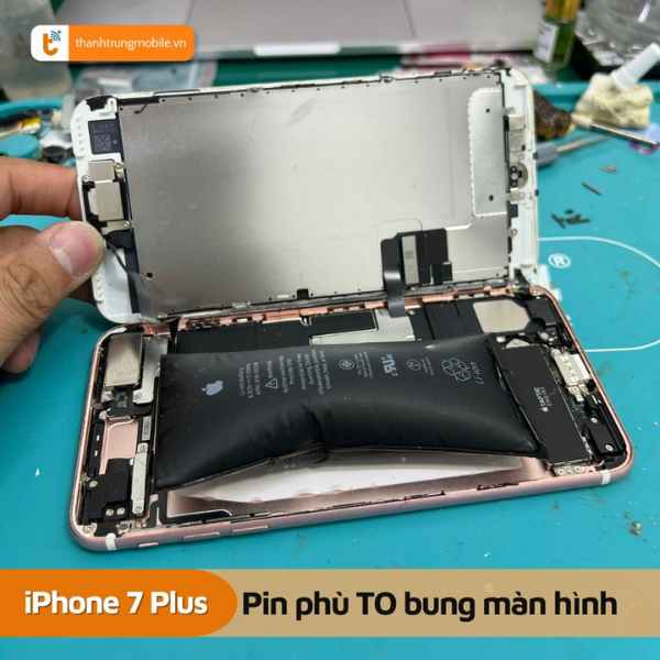 Pin điện thoại iPhone bị phù to