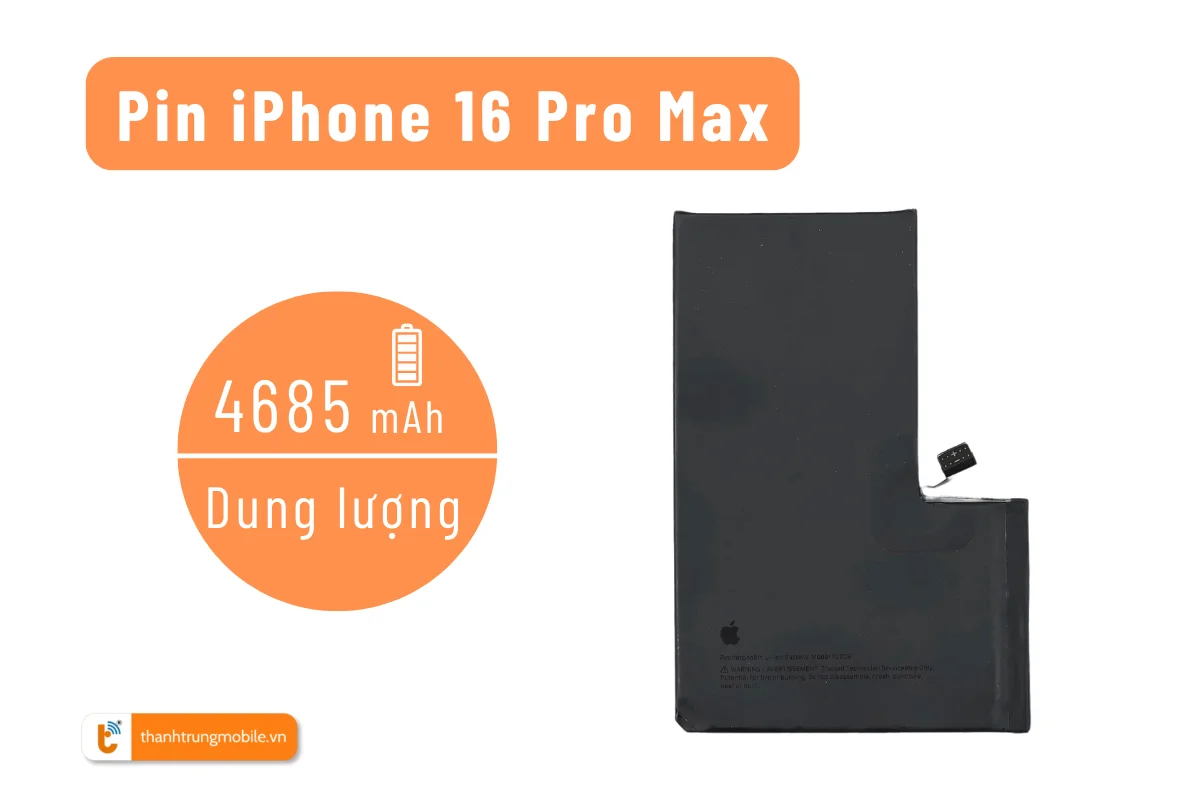 pin iPhone 16 Pro Max