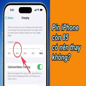 Pin iPhone còn 85 có nên thay không? Đừng bỏ lỡ câu trả lời!