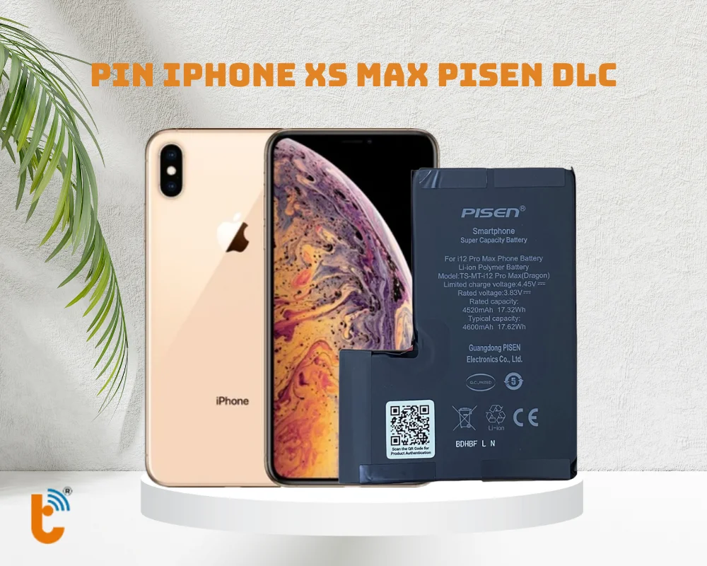Pin iPhone Xs Max Pisen DLC