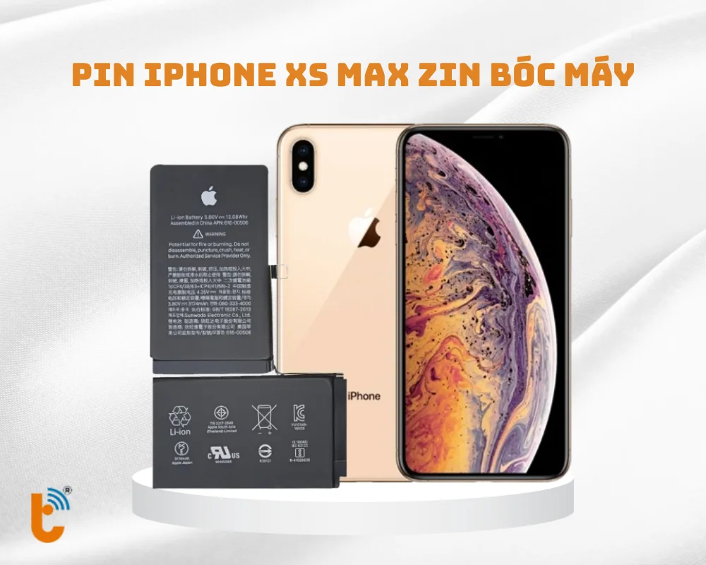 Pin iPhone Xs Max Zin bóc máy