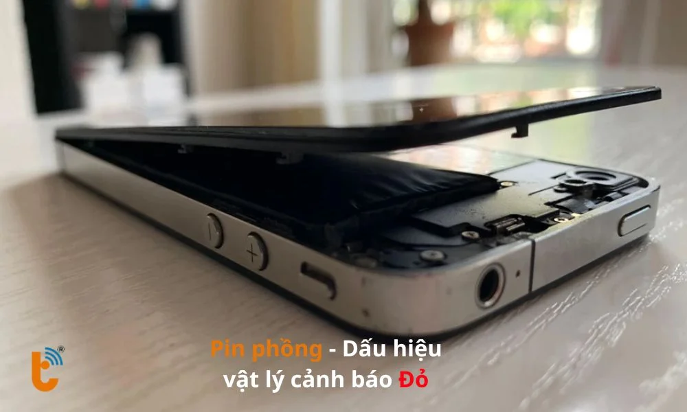 iPhone pin bị phồng