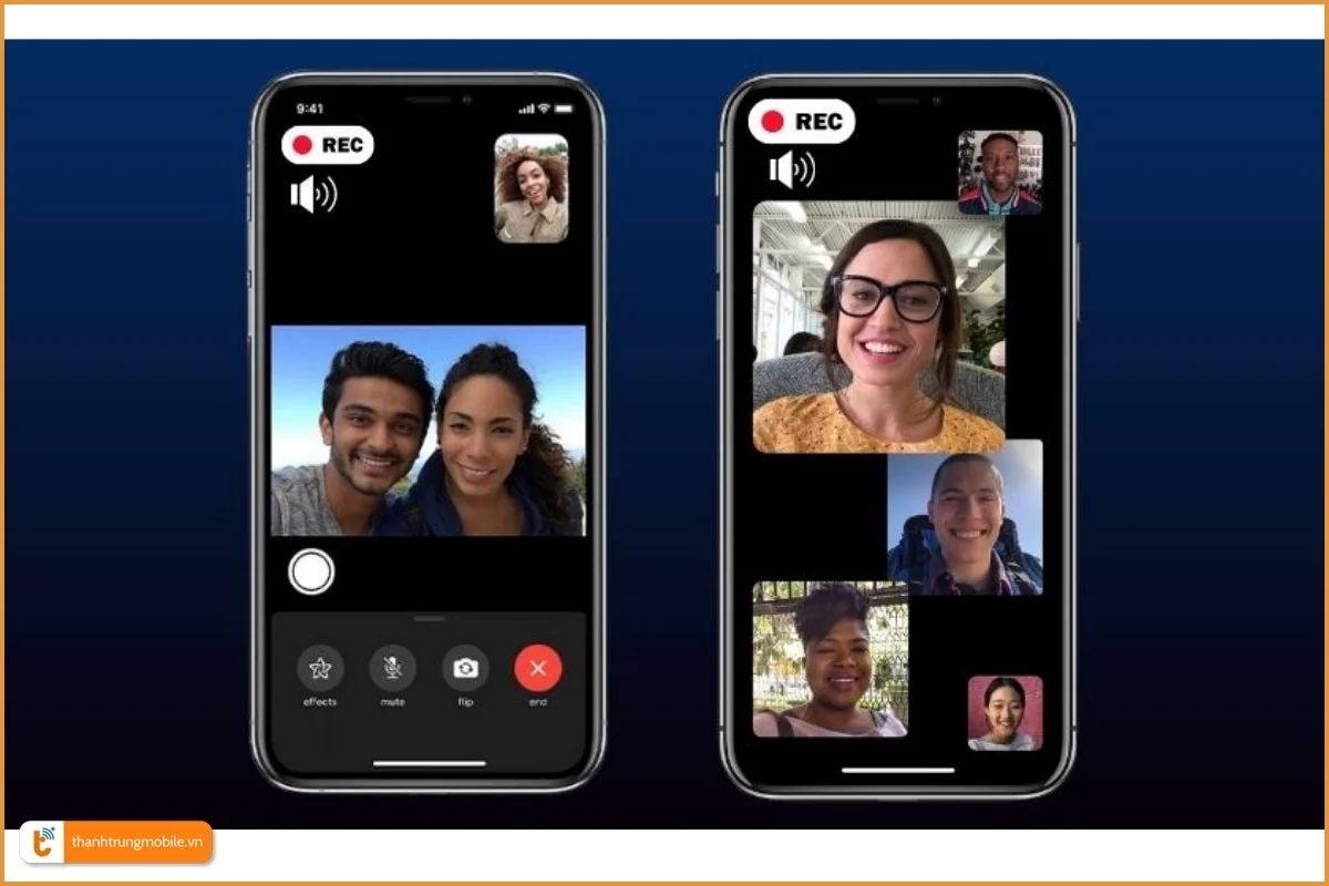 Quay màn hình video call có tiếng trên iPhone