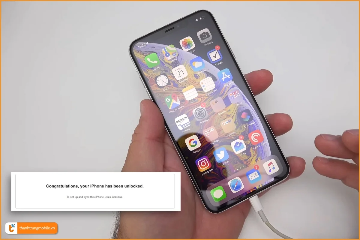 Quy trình unlock iPhone Xs Max lên quốc tế