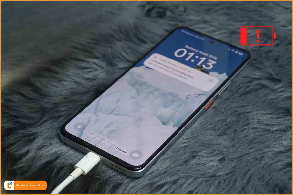 Realme 14 5G lỗi pin chai sạc không vào