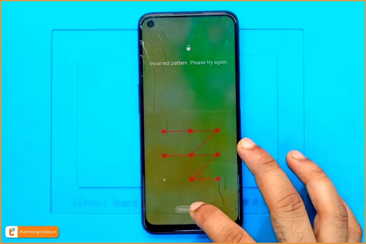 Realme Narzo 30 Pro nứt bể mặt kính