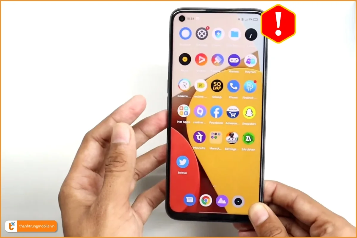 Realme Narzo 50 Pro lỗi pin tụt nhanh