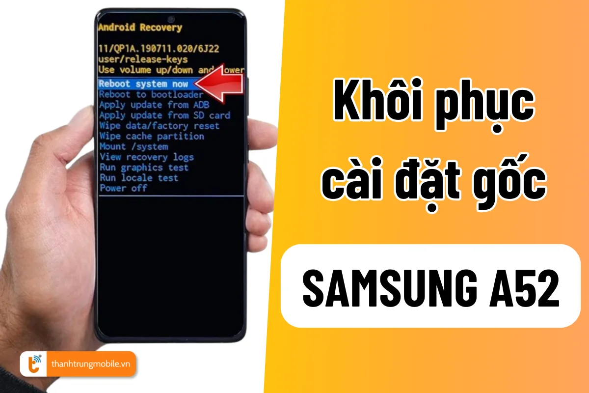 samsung a52 màn hình bị đơ