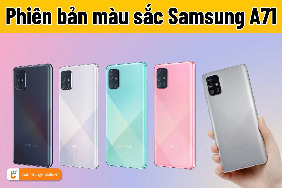 samsung a71 có mấy màu