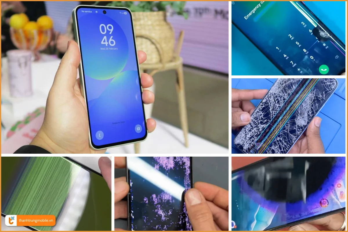 Samsung Galaxy A36 5G và các lỗi màn hình thường gặp