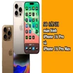 So sánh màn hình iPhone 16 Pro và iPhone 16 Pro Max có gì khác?