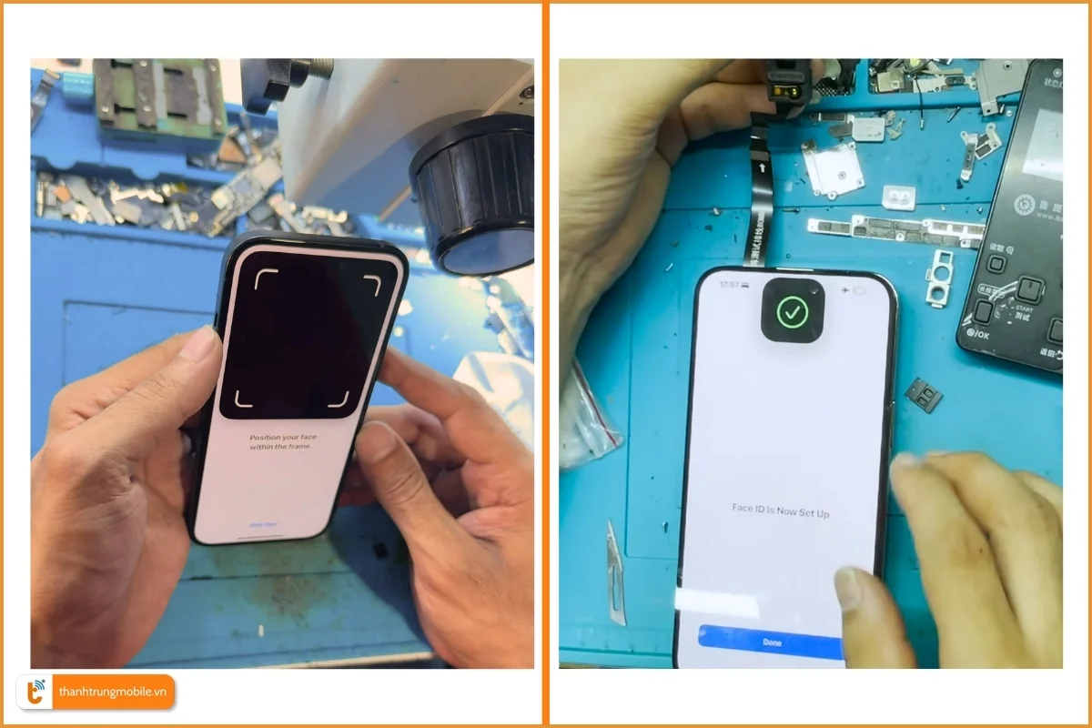 Sửa Face ID iPhone 15 Pro max chuyên nghiệp - Thành Trung Mobile