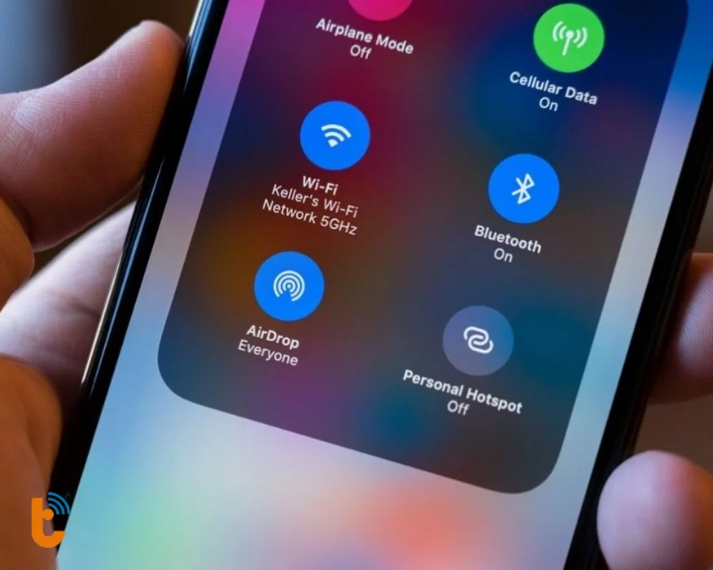 Tắt các kết nối không dây để hạn chế iPhone tụt pin nhanh