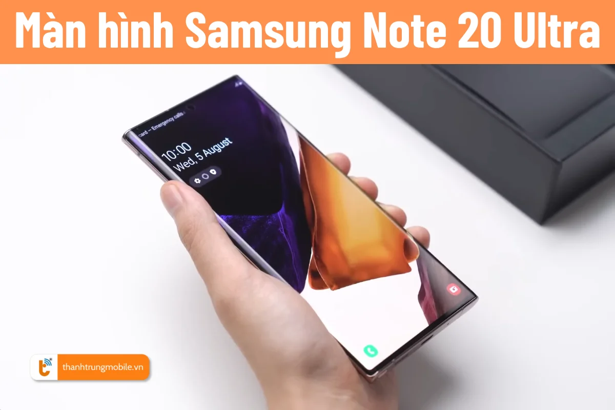 test màn hình note 20 ultra