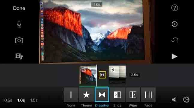 chỉnh sửa video với iMovie 10