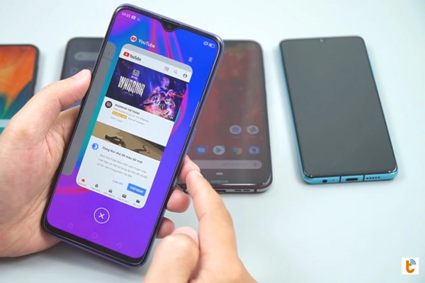 cách chia đôi màn hình Android 9 Oppo - bước 2