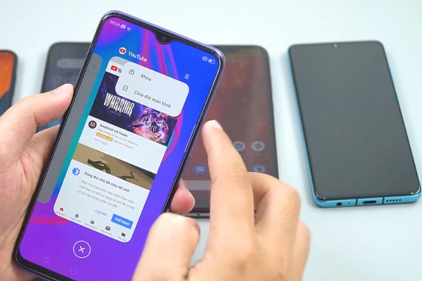 cách chia đôi màn hình Android 9 Oppo - bước 3