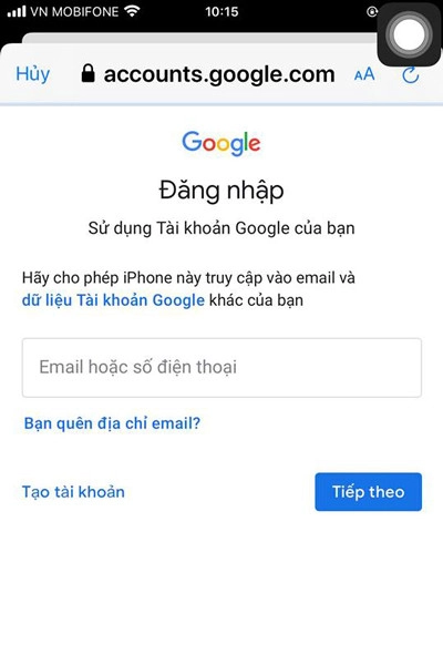 đồng bộ danh bạ iPhone lên gmail bước 5