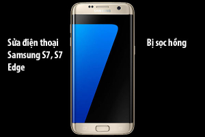 Sửa màn hình Samsung S7, S7 Edge bị sọc hồng