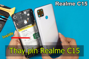 Thay pin Realme C15