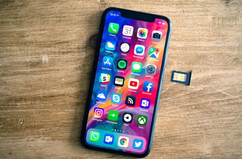 iPhone X không nhận sim3