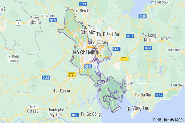 Bản đồ thành phố Hồ Chí Minh